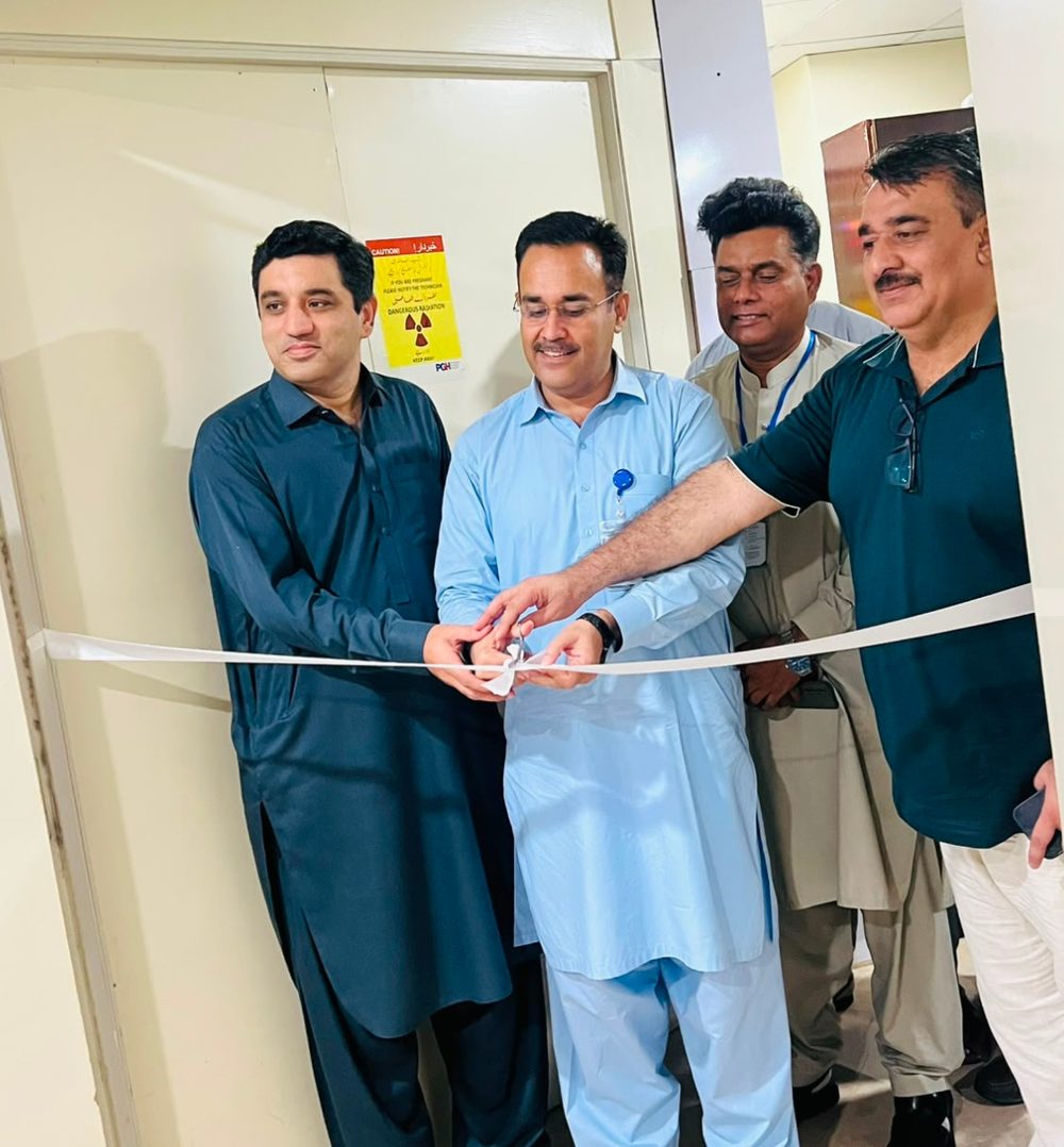 Inauguration ceremony of the CT scan facility at Peshawar General Hospital