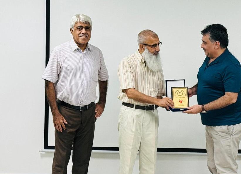 LAANS International receiving recognition from hospital leadership